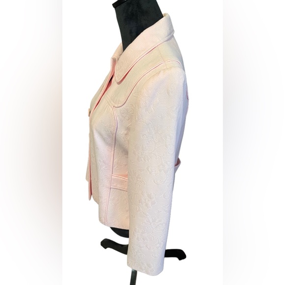 🎉SALE🎉 Sag Harbor Petite Pastel Pink Blazer Jacket | Size 8P - Picture 8 of 14